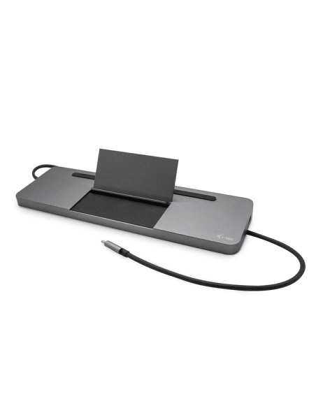 Metal USB-C Ergonomic 4K 3x Display Docking Station + Power Delivery 85 W