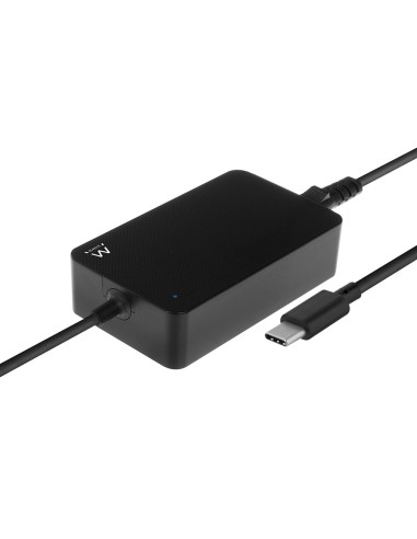 EW3980 adaptador e inversor de corriente Interior 65 W Negro