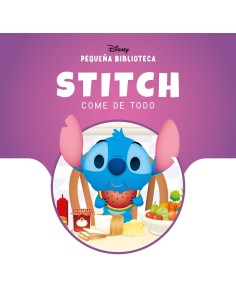 Pequena Biblioteca Disney Stitch come de todo