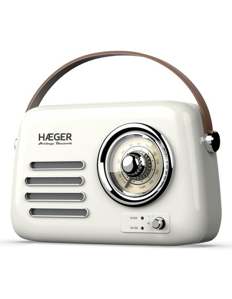 RB-CRE.003A radio Portátil Analógica Crema de color