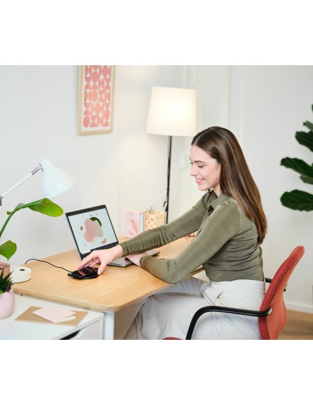 Viro Smartphone Negro USB Cargador inalámbrico Carga rápida Interior