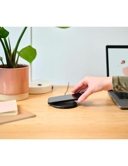 Viro Smartphone Negro USB Cargador inalámbrico Carga rápida Interior