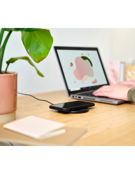 Viro Smartphone Negro USB Cargador inalámbrico Carga rápida Interior