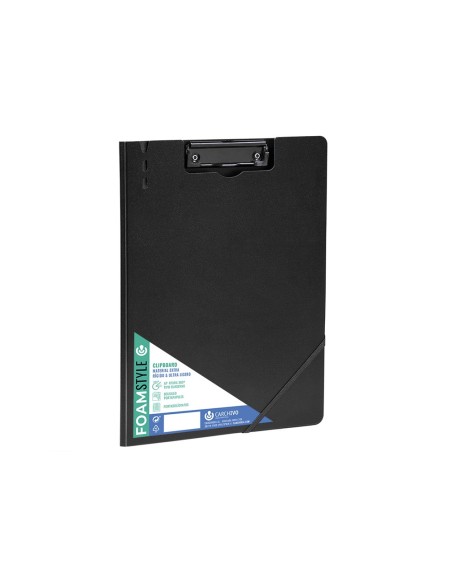 63040106 portapapel A4 Cartón, Polipropileno (PP) Negro