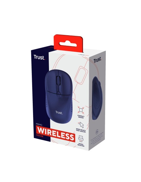 Primo ratón Ambidextro RF inalámbrico Óptico 1600 DPI Primo ratón Ambidextro RF inalámbrico Óptico 1600 DPI