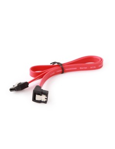 CC-SATAM-DATA90 cable de SATA 0,5 m Negro, Rojo
