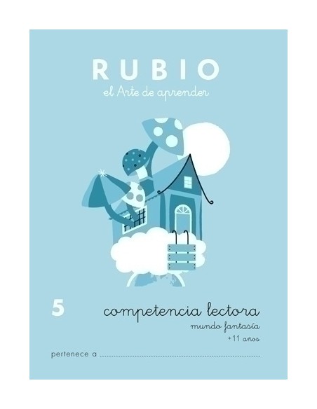 CUADERNO RUBIO A5 COMPETENCIA LECTORA 5 - Pack de 5 unidades
