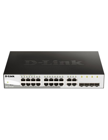 DGS-1210-20 switch Gestionado L2 Gigabit Ethernet (10/100/1000) 1U Negro