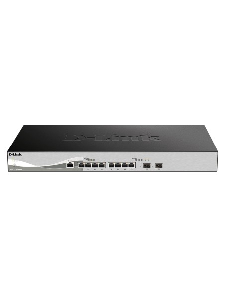 DXS-1210-10TS switch Gestionado L2/L3 10G Ethernet (100/1000/10000) 1U Negro, Plata