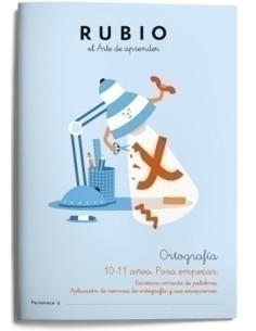 CUADERNO RUBIO ORTOGRAFIA 5 10-11 AÑOS - Pack de 5 unidades