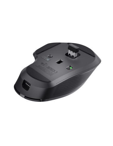 Ozaa+ ratón mano derecha RF Wireless + Bluetooth Óptico 3200 DPI