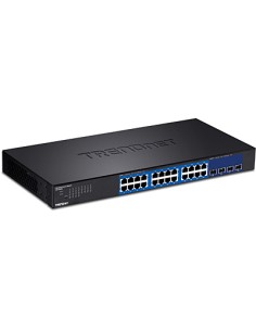 TEG-30284 switch Gestionado Gigabit Ethernet (10/100/1000) 1U Negro