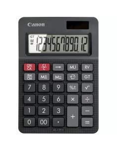 AS-120 II calculadora Escritorio Pantalla de calculadora Negro