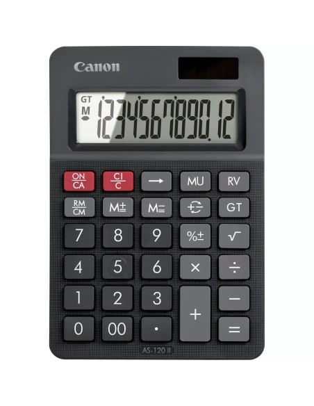 AS-120 II calculadora Escritorio Pantalla de calculadora Negro