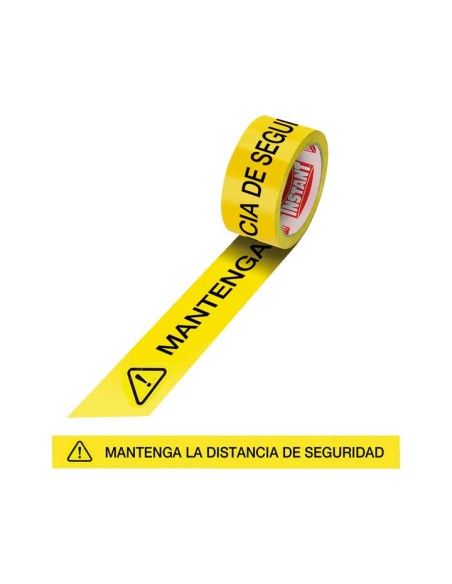 CINTA ADH. INSTANT DISTANCIA SEGURIDAD 48MMX30M