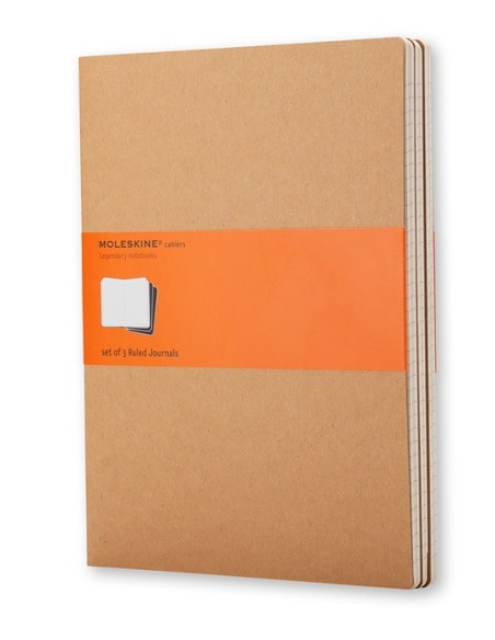 Cahier cuaderno y block 120 hojas Marrón
