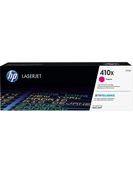 Cartucho de tóner original LaserJet 410X magenta de alta capacidad