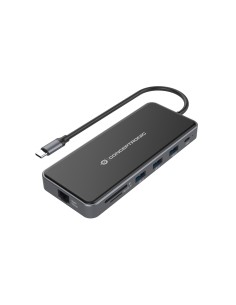 DONN15G base para portátil y replicador de puertos Alámbrico USB 3.2 Gen 1 (3.1 Gen 1) Type-C Gris