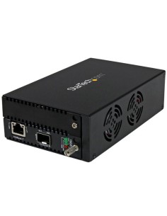 Conversor de Medios Ethernet de Cobre a Fibra de 10 Gigabits - Gestionado - con SFP+ Abierto