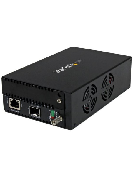 Conversor de Medios Ethernet de Cobre a Fibra de 10 Gigabits - Gestionado - con SFP+ Abierto
