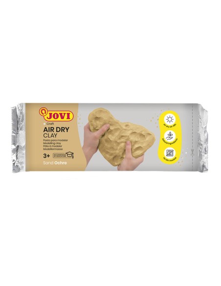 Pasta para modelar air dry clay jovi 1000g ocre