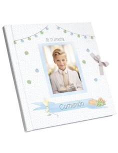 LIBRO FOTOS COMUNION NINO LUCES