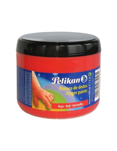 PKN PINTURA DEDOS BERMELLÓN 500ML. 63458