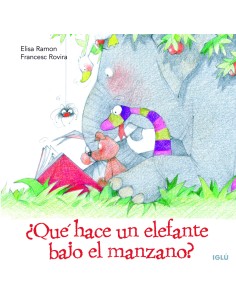 Que hace un elefante bajo el manzano