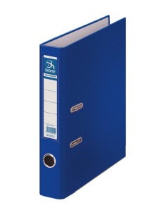 DOHE ARCHIVADOR PALANCA A-4 LOMO ESTRECHO RADO AZUL -12U-