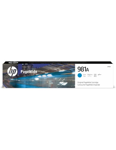 Cartucho original PageWide 981A cian