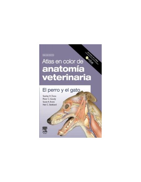 Atlas en color de anatomia veterinaria El perro y de gato incluye evolve