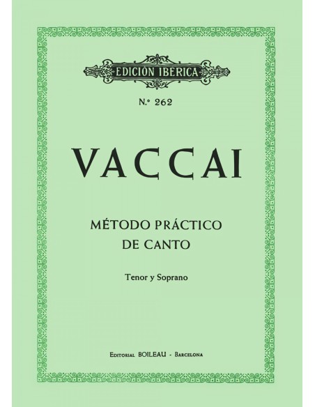 Metodo de canto soprano y tenor