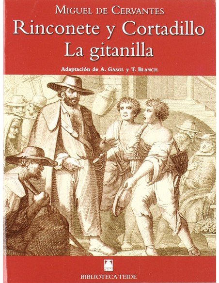 Biblioteca Teide 045 La Gitanilla Rinconete y Cortadillo M de Cervantes 