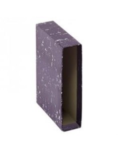 DOHE FUNDA ARCHIVADOR ARCHINOVO CUARTO APAISADO LOMO ANCHO NEGRO JASPEADO