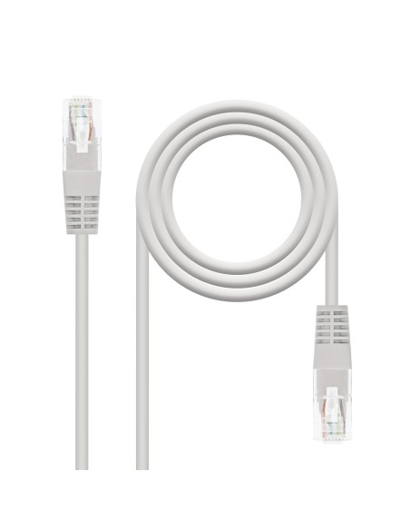 Cable de Red Latiguillo RJ45 CAT.6 UTP AWG24, Gris, 30 m