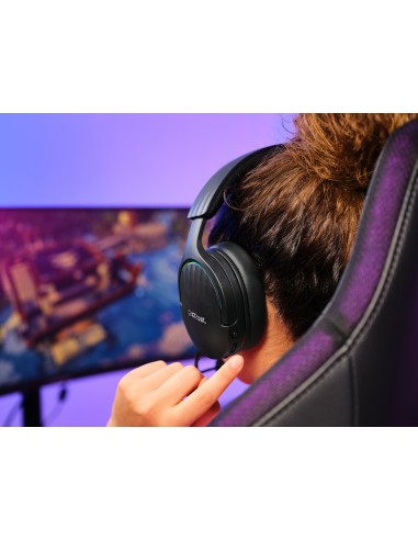 GXT 491 Fayzo Auriculares Inalámbrico y alámbrico Diadema Juego USB Tipo C Bluetooth Negro