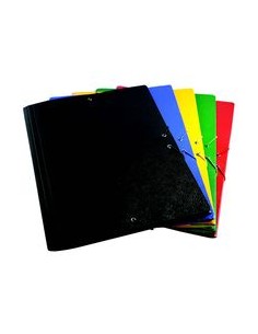 Carpeta dibujo a2 carton gofrado gomas sin solapas negro