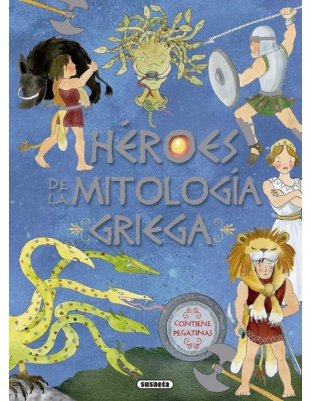 HEROES DE LA MITOLOGIA GRIEGA CON PEGATINAS