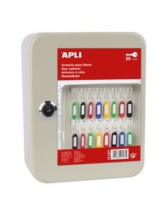 ARMARIO METALICO PORTALLAVES 20 UNIDADES CON CERRADURA