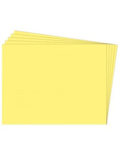 PAQ 25 CARTULINA FIXO 50X65 180G AMARILLO LIMON