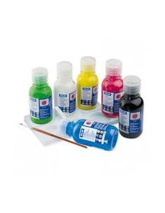 ESTUCHE 6 BOTES TEMPERA MILAN 125ML COLORES SURTIDOS