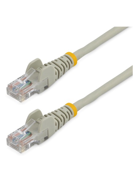 Cable de Red de 0,5m Gris Cat5e Ethernet RJ45 sin Enganches
