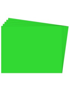 PAQ 25 CARTULINA FIXO 50X65 180G VERDE NAVIDAD