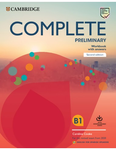 COMPLETE PET SPANISH SPEAKERS WORKBOOK WITH ANSWERS 2019