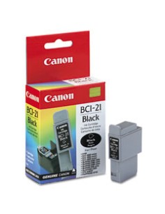 Cartridge BCI-21BK Black cartucho de tinta Original