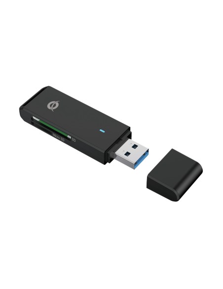 BIAN02B lector de tarjeta USB 3.2 Gen 1 (3.1 Gen 1) Type-A Negro