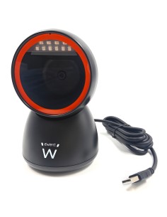 EW3450 lector de código de barras Lector de códigos de barras fijo 1D/2D CMOS Negro