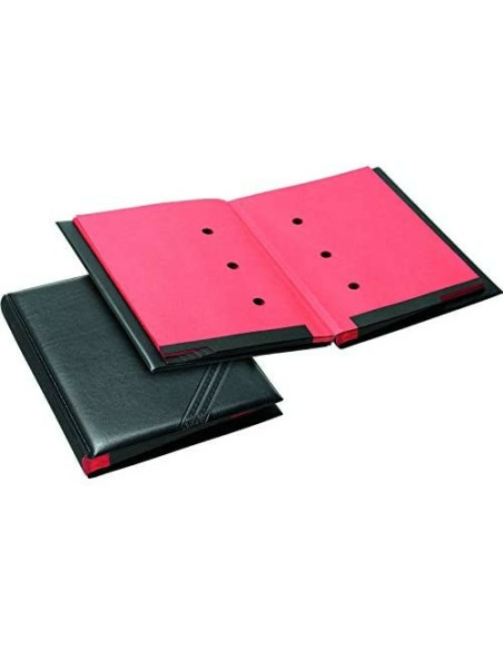 640DU00 carpeta PVC Negro, Rojo