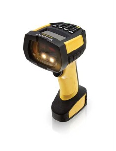 PM9600-DKHP433RB lector de código de barras Lector de códigos de barras portátil 1D/2D Laser Negro, Amarillo