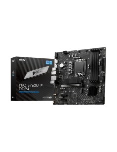 PRO B760M-P DDR4 placa base Intel B760 LGA 1700 micro ATX
